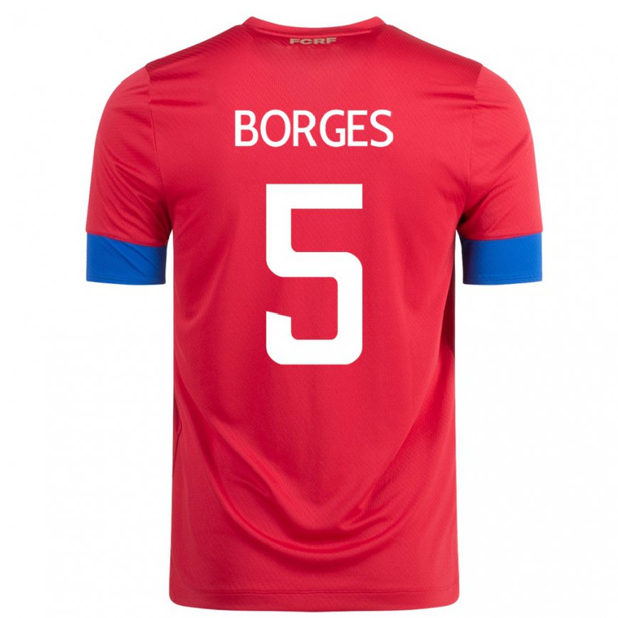 Niño Camiseta Costa Rica Celso Borges #5 Rojo 1ª Equipación 22-24