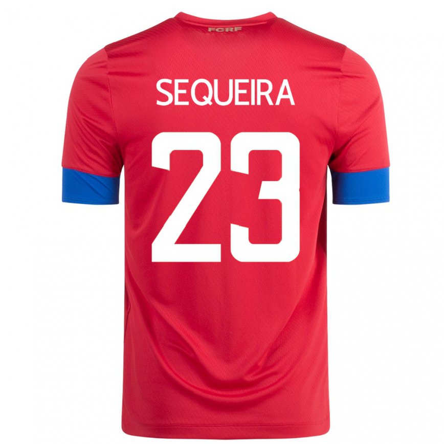 Niño Camiseta Costa Rica Patrick Sequeira #23 Rojo 1ª Equipación 22-24