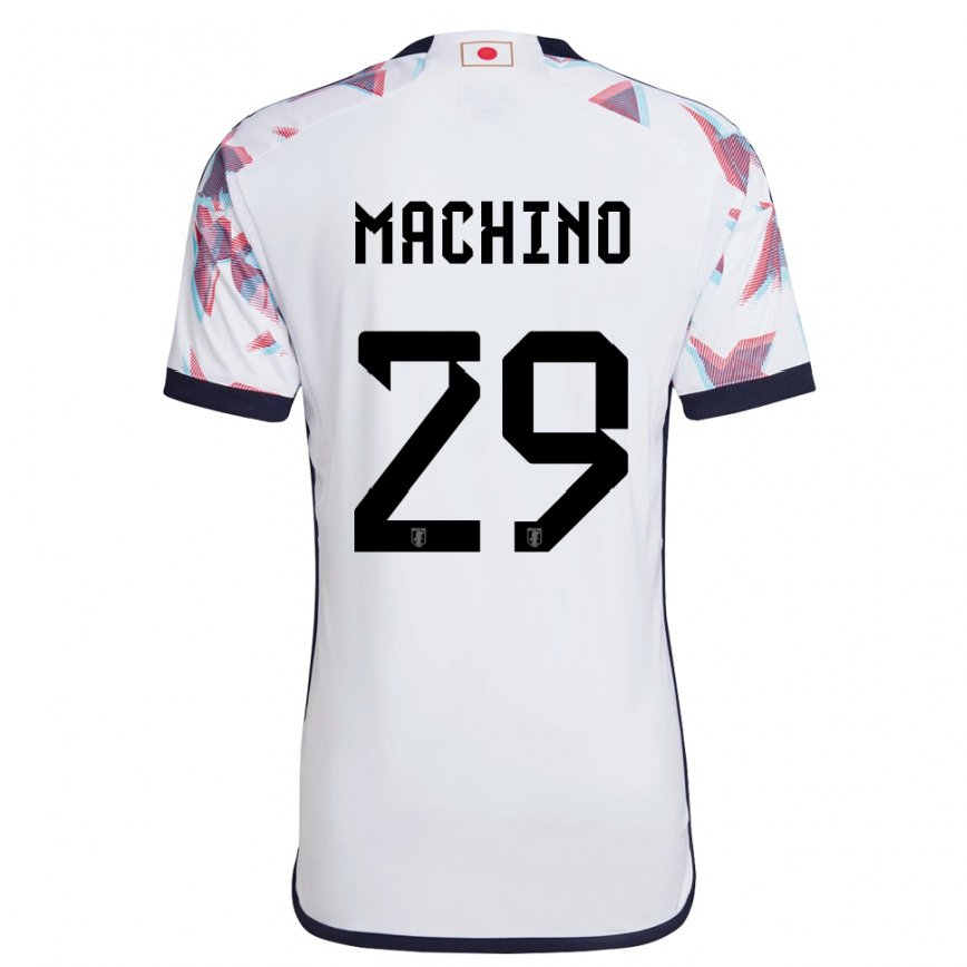 Hombre Camiseta Japón Shuto Machino #29 Blanco 2ª Equipación 22-24