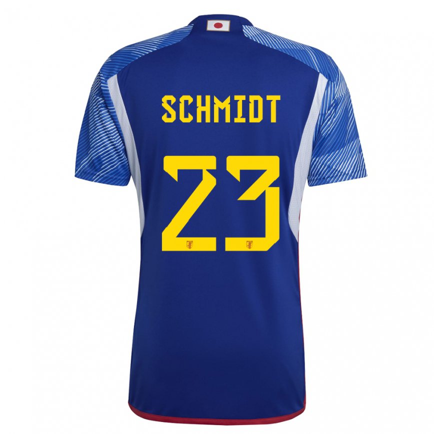 Mujer Camiseta Japón Daniel Schmidt #23 Azul Real 1ª Equipación 22-24