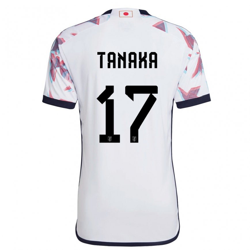 Mujer Camiseta Japón Ao Tanaka #17 Blanco 2ª Equipación 22-24