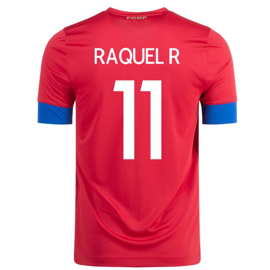 Niño Camiseta Costa Rica Raquel Rodriguez #11 Rojo 1ª Equipación 22-24