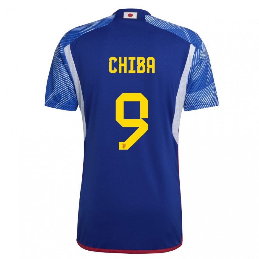Hombre Camiseta Japón Kanta Chiba #9 Azul Real 1ª Equipación 22-24