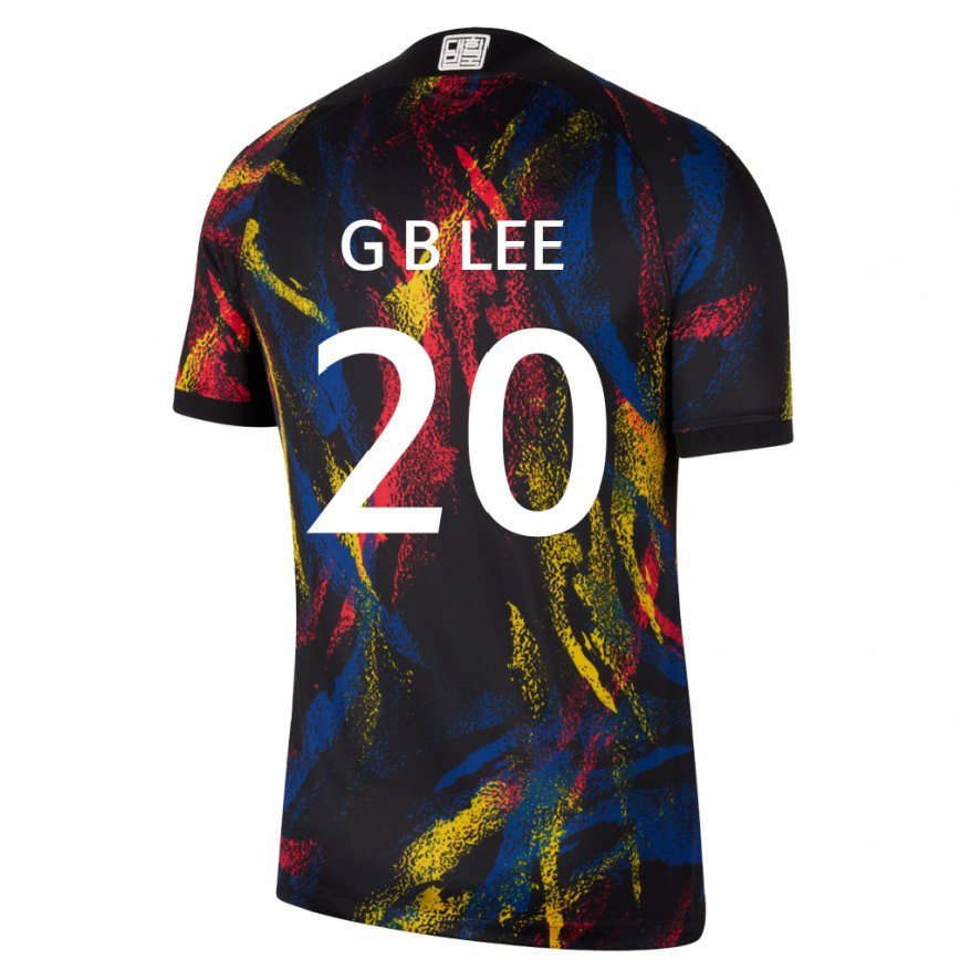 Hombre Camiseta Corea Del Sur Lee Gyu Baeg #20 Multicolor 2ª Equipación 22-24