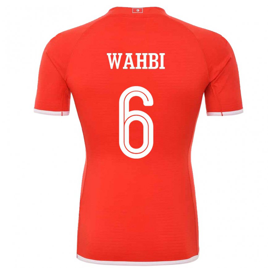 Mujer Camiseta Túnez Gaith Wahbi #6 Rojo 1ª Equipación 22-24