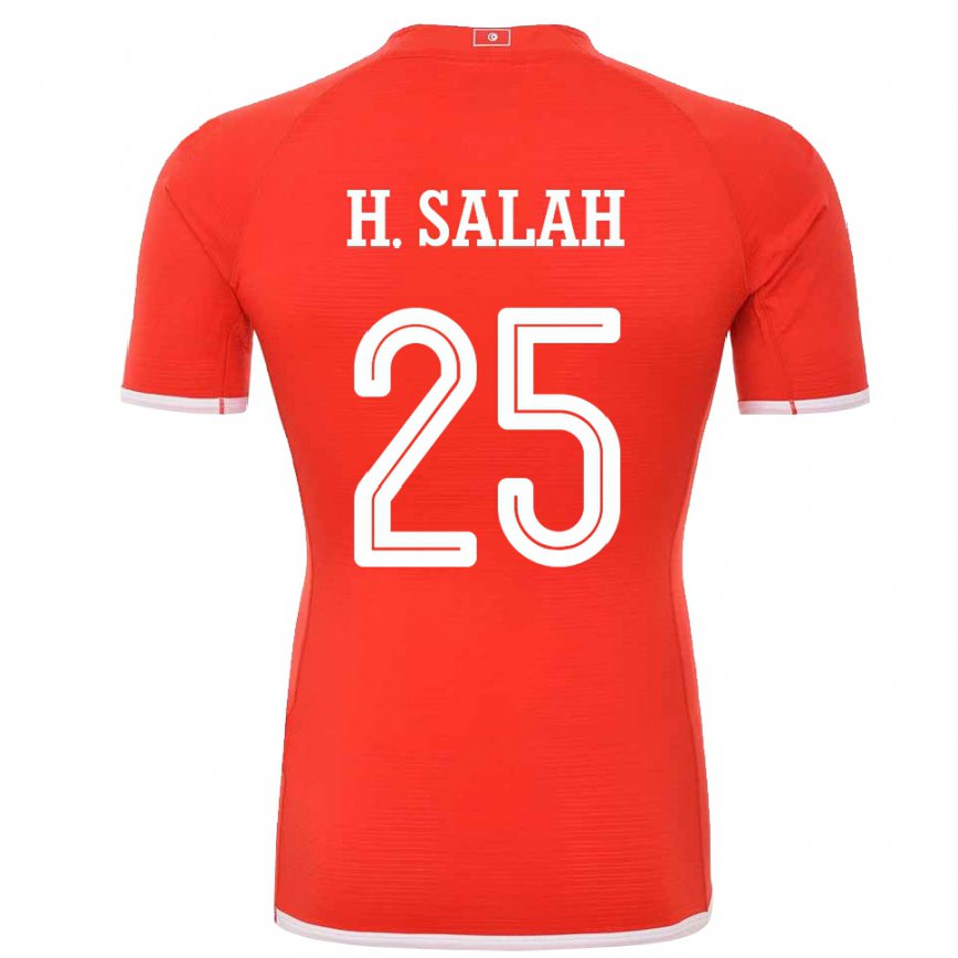 Mujer Camiseta Túnez Heni Ben Salah #25 Rojo 1ª Equipación 22-24