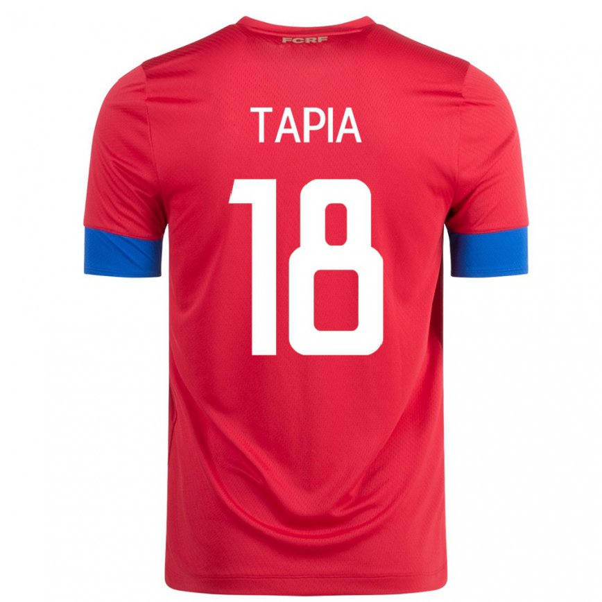 Mujer Camiseta Costa Rica Priscilla Tapia #18 Rojo 1ª Equipación 22-24