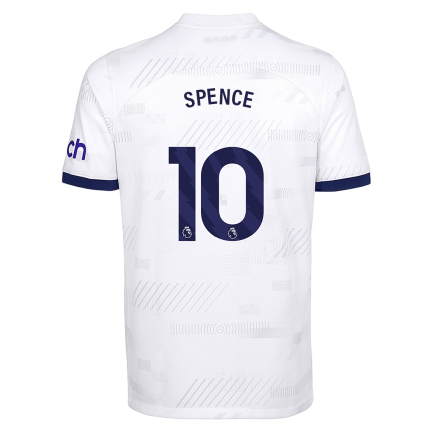 Niño Fútbol Camiseta Drew Spence #10 Blanco 1ª Equipación 2023/24