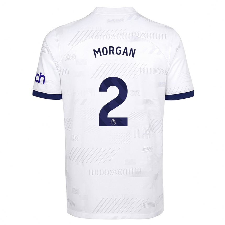 Niño Fútbol Camiseta Esther Morgan #2 Blanco 1ª Equipación 2023/24