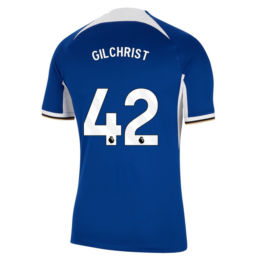 Niño Fútbol Camiseta Alfie Gilchrist #42 Azul 1ª Equipación 2023/24