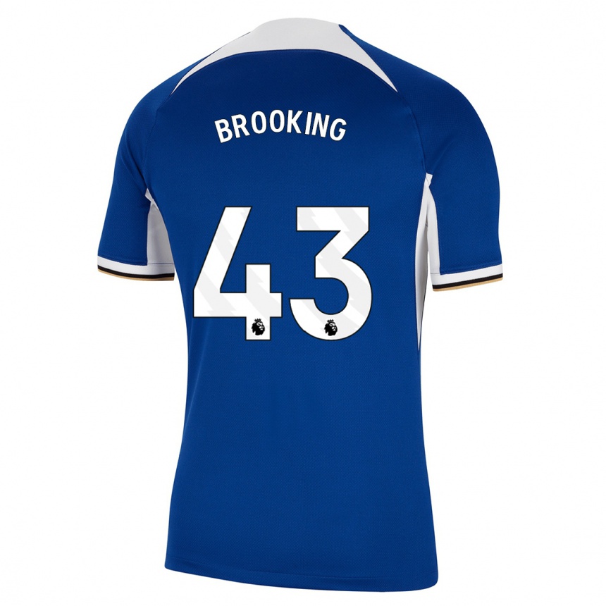 Niño Fútbol Camiseta Josh Brooking #43 Azul 1ª Equipación 2023/24
