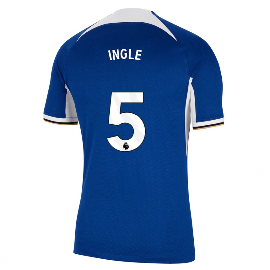 Niño Fútbol Camiseta Sophie Ingle #5 Azul 1ª Equipación 2023/24
