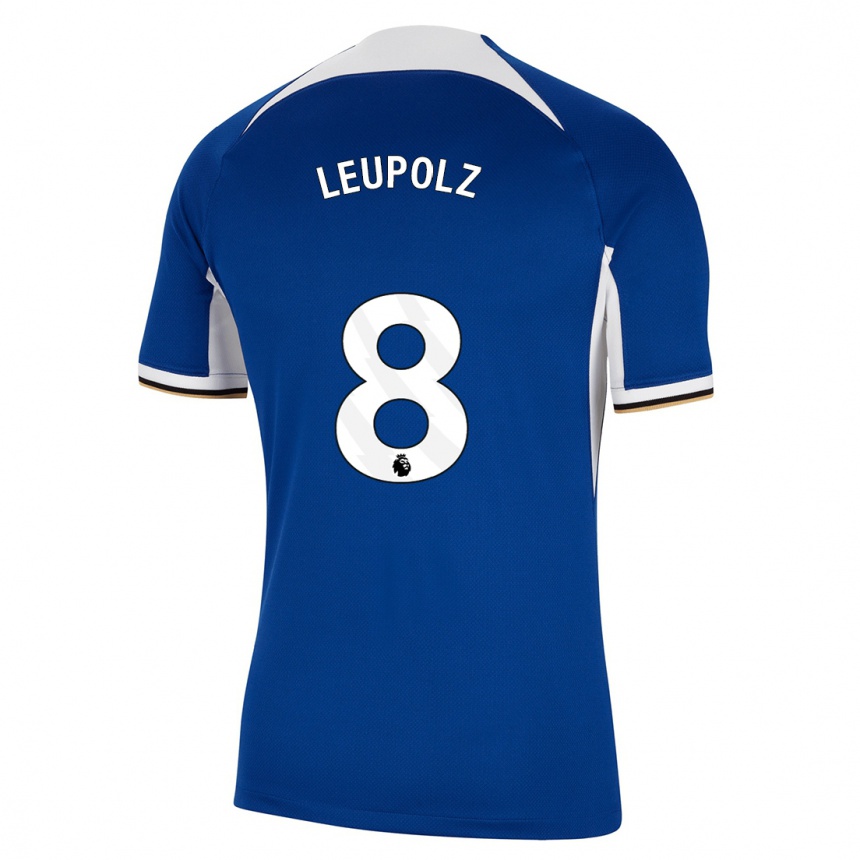 Niño Fútbol Camiseta Melanie Leupolz #8 Azul 1ª Equipación 2023/24