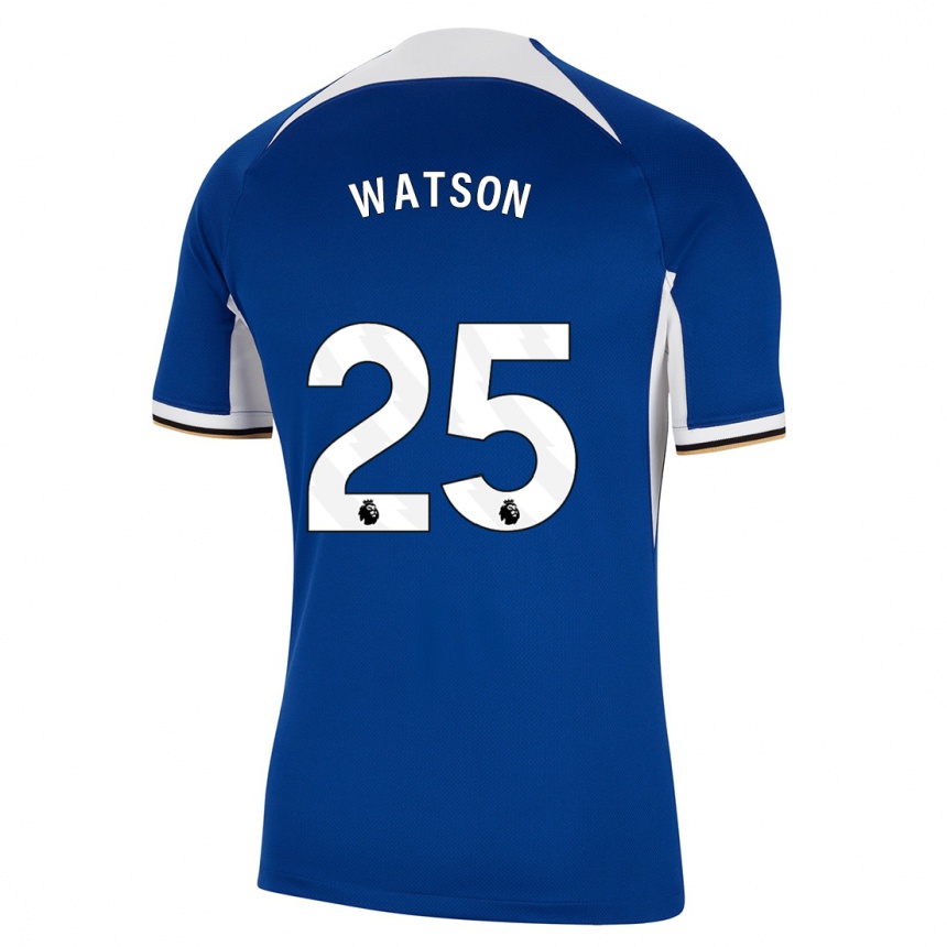 Niño Fútbol Camiseta Lucy Watson #25 Azul 1ª Equipación 2023/24