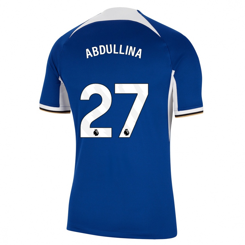 Niño Fútbol Camiseta Alsu Abdullina #27 Azul 1ª Equipación 2023/24
