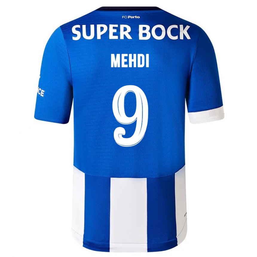 Niño Fútbol Camiseta Mehdi Taremi #9 Azul Blanco 1ª Equipación 2023/24