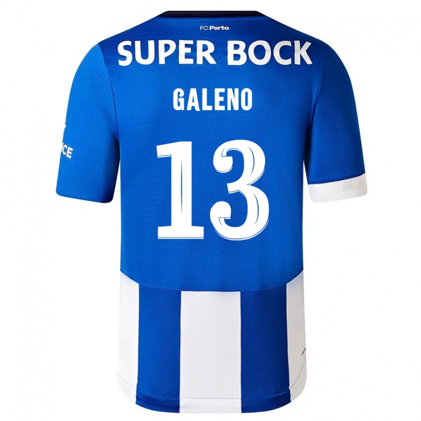 Niño Fútbol Camiseta Galeno #13 Azul Blanco 1ª Equipación 2023/24