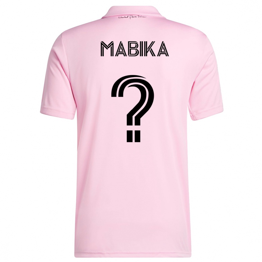 Niño Fútbol Camiseta Aimé Mabika #0 Rosa 1ª Equipación 2023/24