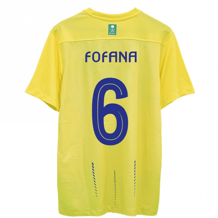Niño Fútbol Camiseta Seko Fofana #6 Amarillo 1ª Equipación 2023/24