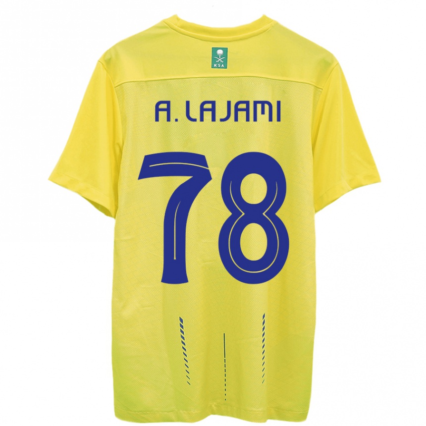 Niño Fútbol Camiseta Ali Lajami #78 Amarillo 1ª Equipación 2023/24