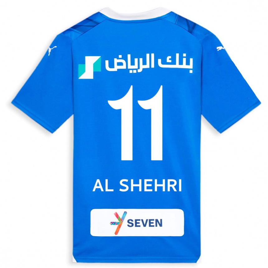 Niño Fútbol Camiseta Saleh Al-Shehri #11 Azul 1ª Equipación 2023/24