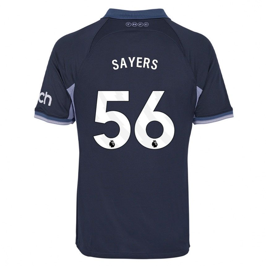 Niño Fútbol Camiseta Charlie Sayers #56 Azul Oscuro 2ª Equipación 2023/24