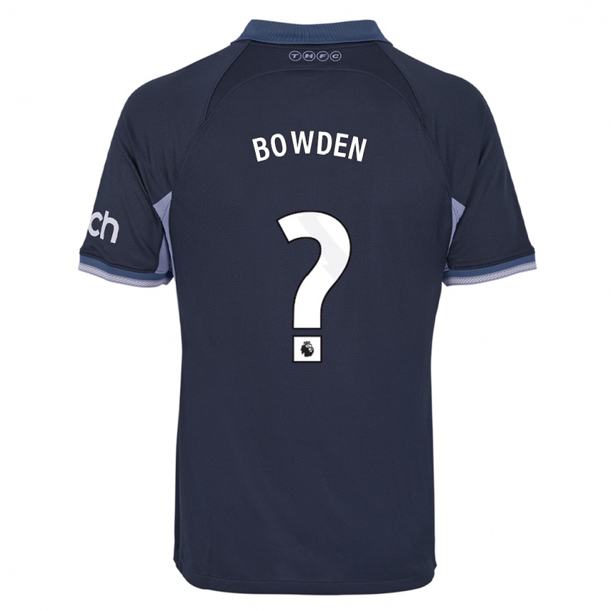 Niño Fútbol Camiseta Jamie Bowden #0 Azul Oscuro 2ª Equipación 2023/24