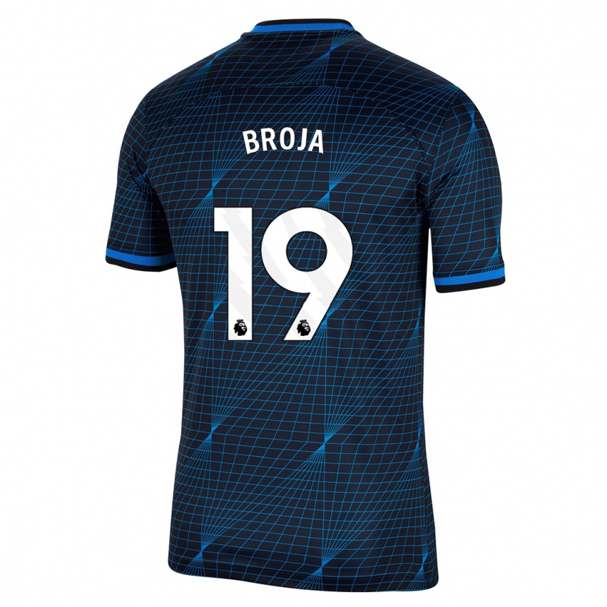 Niño Fútbol Camiseta Armando Broja #19 Azul Oscuro 2ª Equipación 2023/24