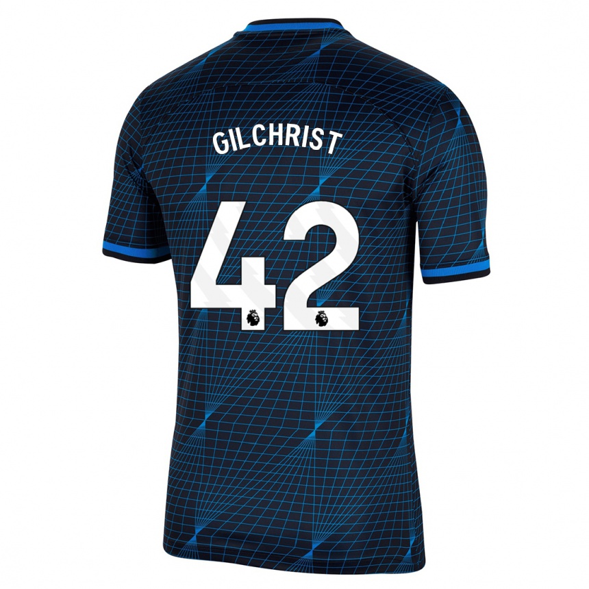 Niño Fútbol Camiseta Alfie Gilchrist #42 Azul Oscuro 2ª Equipación 2023/24