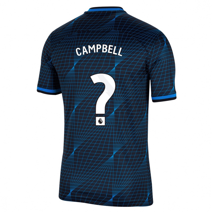 Niño Fútbol Camiseta Luke Campbell #0 Azul Oscuro 2ª Equipación 2023/24