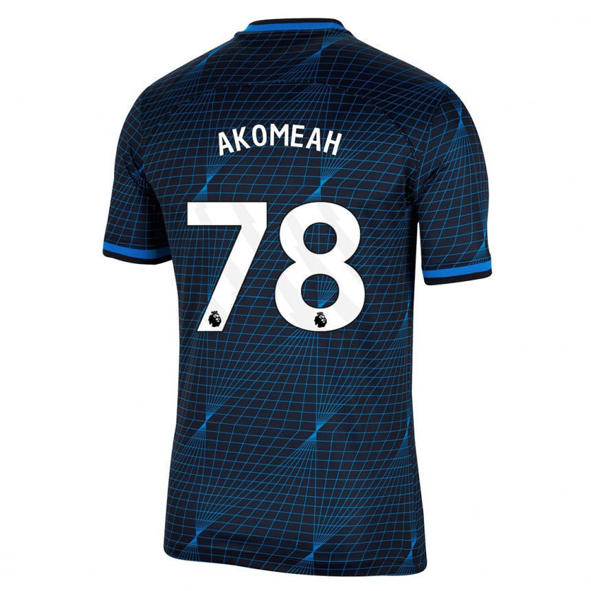 Niño Fútbol Camiseta Travis Akomeah #78 Azul Oscuro 2ª Equipación 2023/24