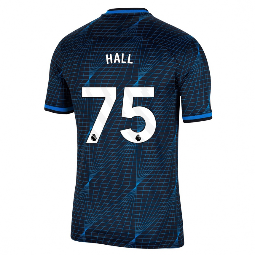 Niño Fútbol Camiseta Lewis Hall #75 Azul Oscuro 2ª Equipación 2023/24