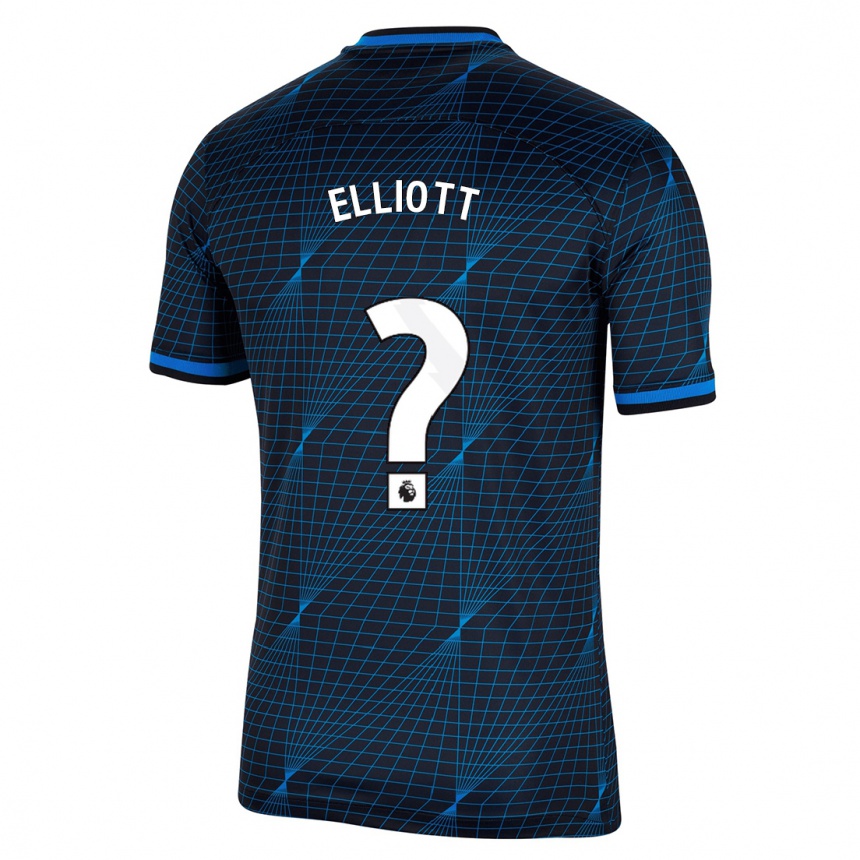 Niño Fútbol Camiseta Ben Elliott #0 Azul Oscuro 2ª Equipación 2023/24