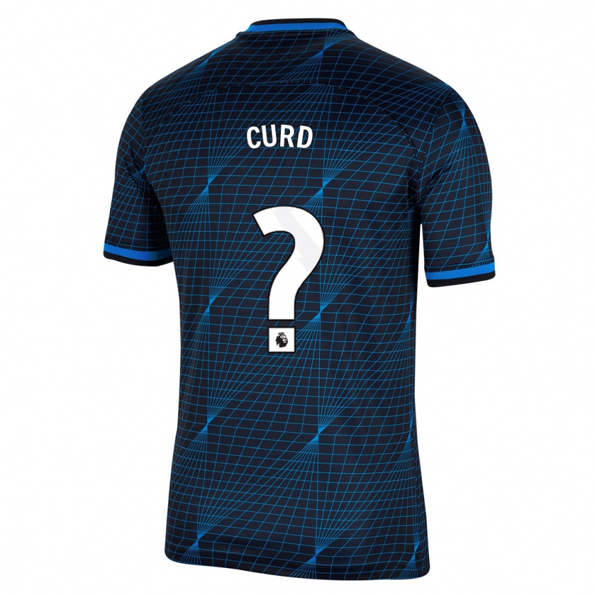 Niño Fútbol Camiseta Teddy Curd #0 Azul Oscuro 2ª Equipación 2023/24
