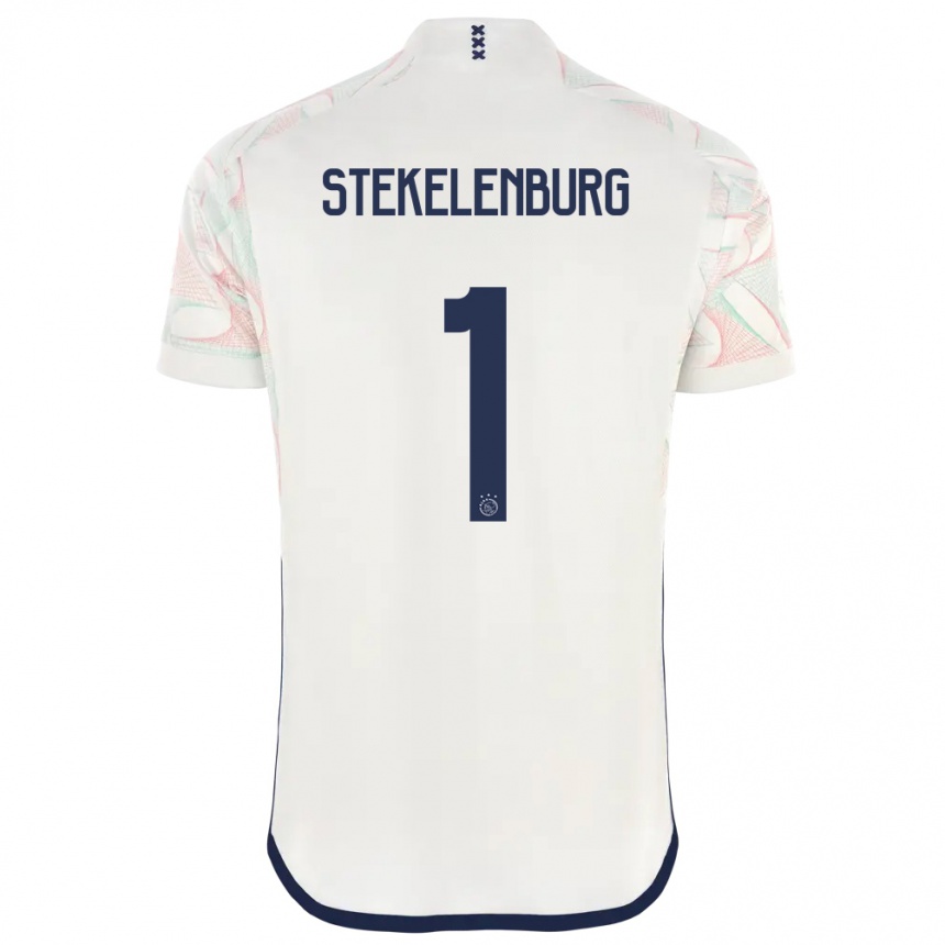 Niño Fútbol Camiseta Maarten Stekelenburg #1 Blanco 2ª Equipación 2023/24