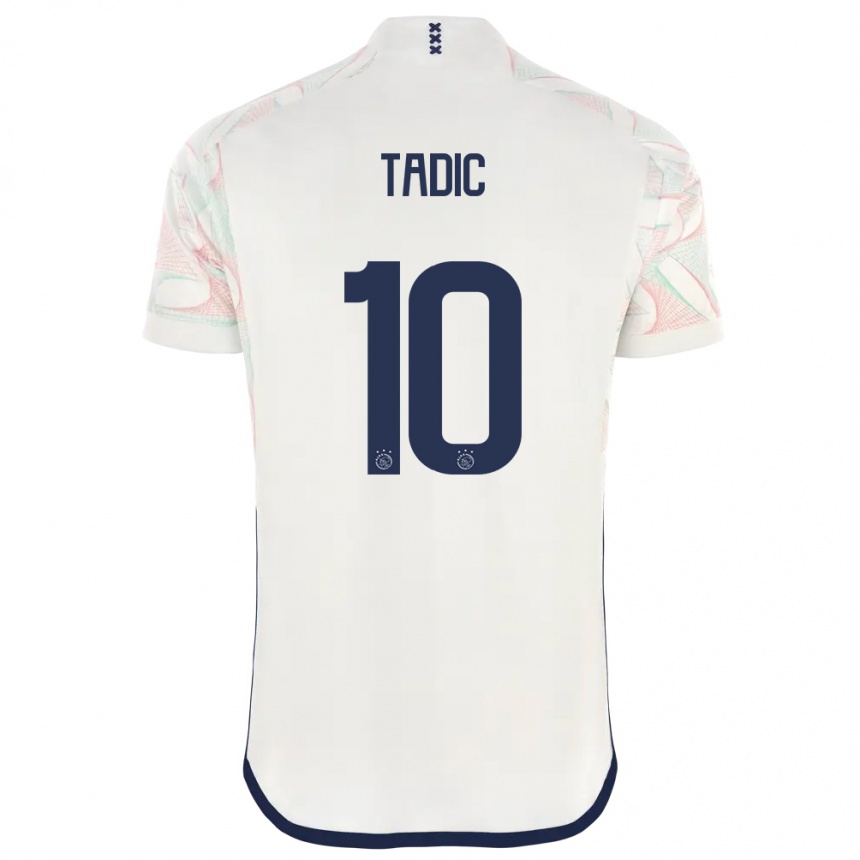 Niño Fútbol Camiseta Dusan Tadic #10 Blanco 2ª Equipación 2023/24