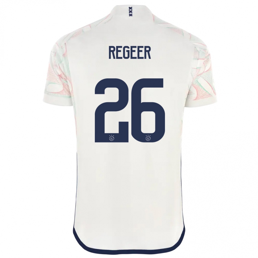 Niño Fútbol Camiseta Youri Regeer #26 Blanco 2ª Equipación 2023/24