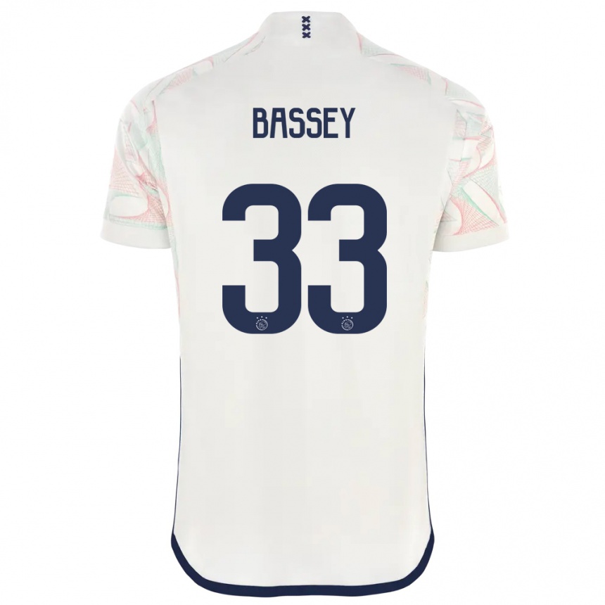 Niño Fútbol Camiseta Calvin Bassey #33 Blanco 2ª Equipación 2023/24