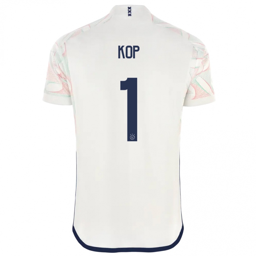 Niño Fútbol Camiseta Lize Kop #1 Blanco 2ª Equipación 2023/24