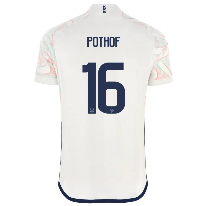 Niño Fútbol Camiseta Isa Pothof #16 Blanco 2ª Equipación 2023/24
