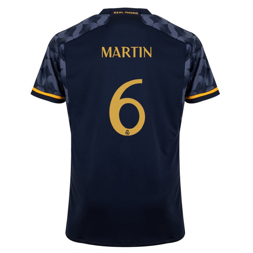 Niño Fútbol Camiseta Mario Martin #6 Azul Oscuro 2ª Equipación 2023/24