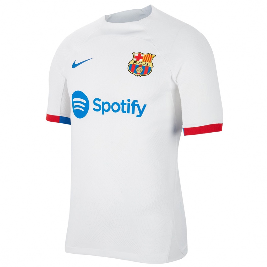 Niño Fútbol Camiseta Ferran Torres #7 Blanco 2ª Equipación 2023/24