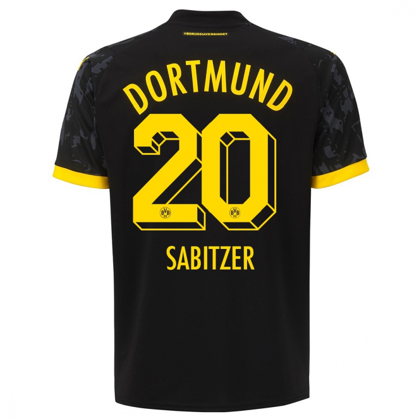 Niño Fútbol Camiseta Marcel Sabitzer #20 Negro 2ª Equipación 2023/24