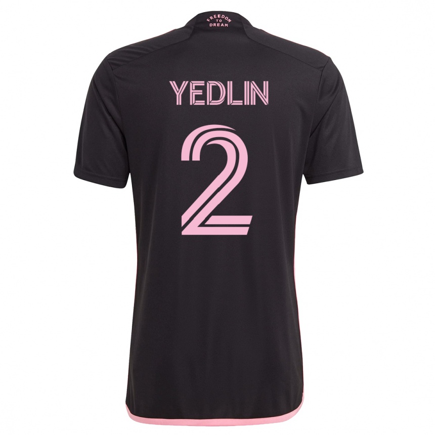 Niño Fútbol Camiseta Deandre Yedlin #2 Negro 2ª Equipación 2023/24