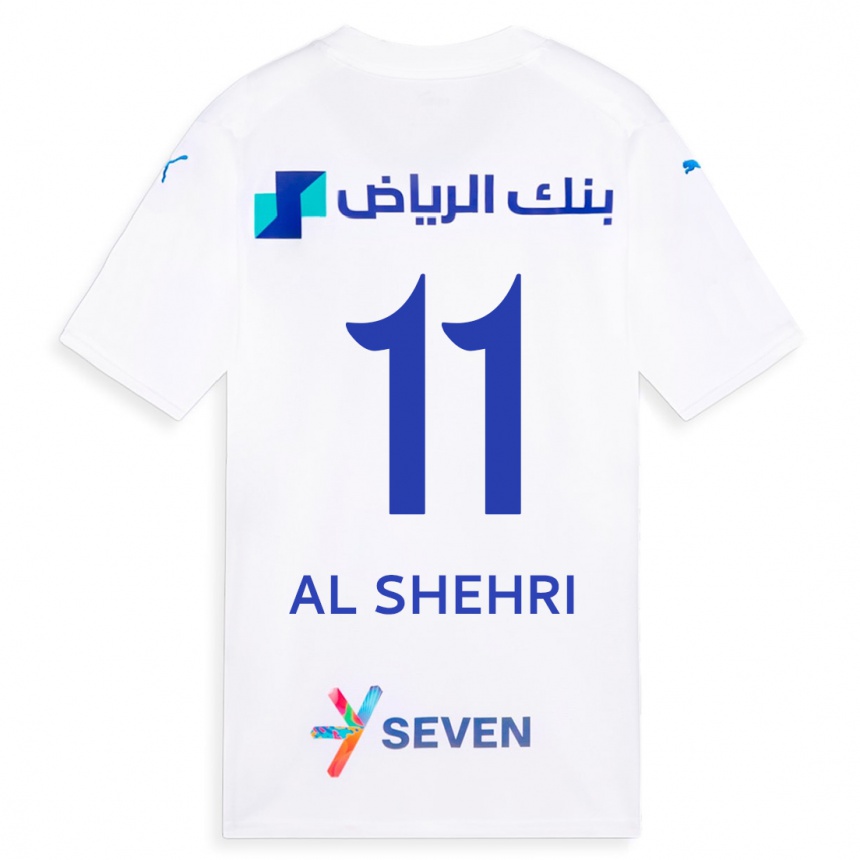 Niño Fútbol Camiseta Saleh Al-Shehri #11 Blanco 2ª Equipación 2023/24