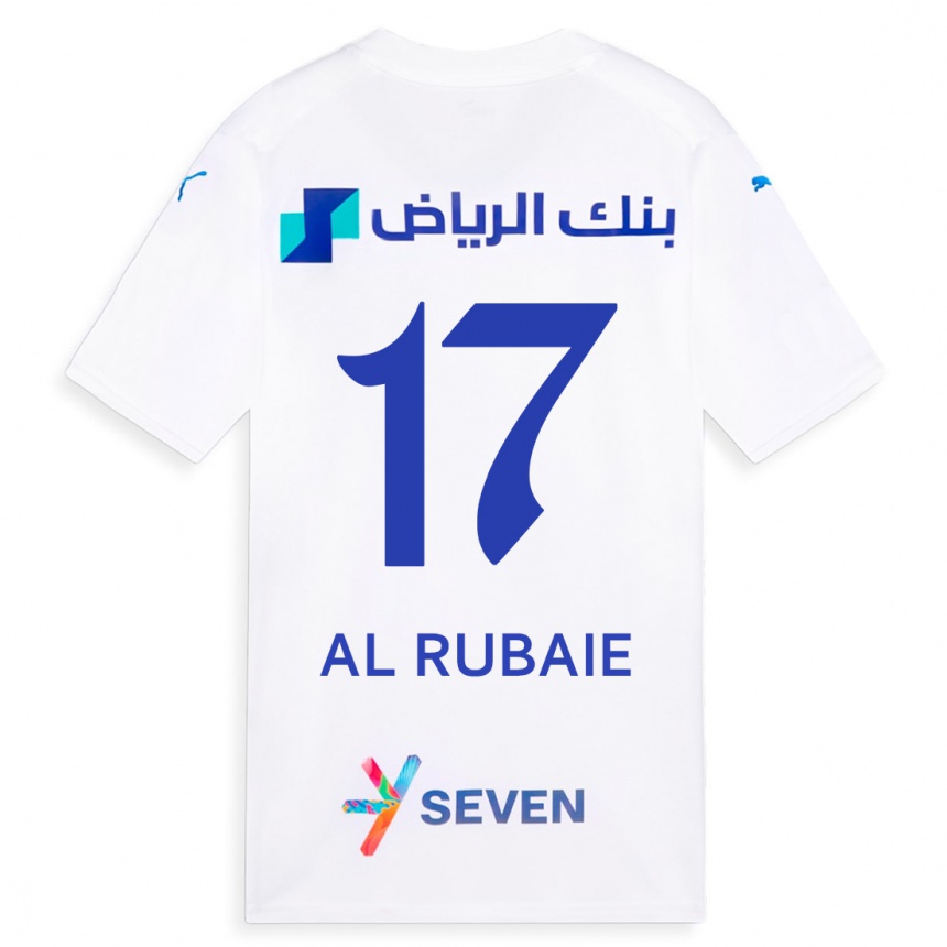 Niño Fútbol Camiseta Mohammed Al-Rubaie #17 Blanco 2ª Equipación 2023/24