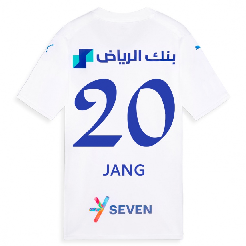Niño Fútbol Camiseta Hyun-Soo Jang #20 Blanco 2ª Equipación 2023/24