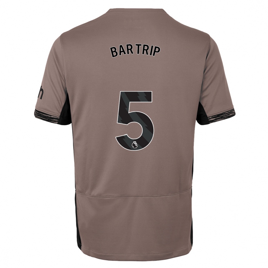 Niño Fútbol Camiseta Molly Bartrip #5 Beige Obscuro Equipación Tercera 2023/24