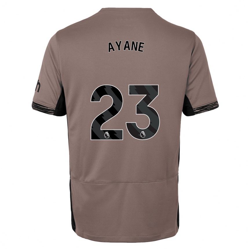 Niño Fútbol Camiseta Rosella Ayane #23 Beige Obscuro Equipación Tercera 2023/24