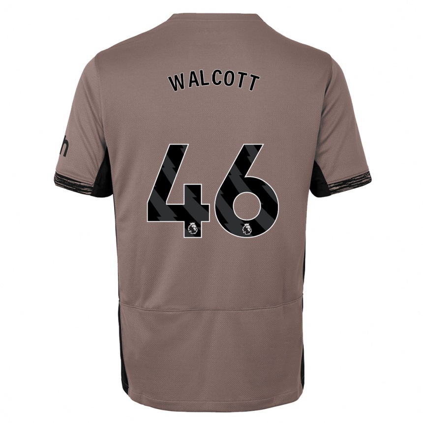 Niño Fútbol Camiseta Malachi Fagan Walcott #46 Beige Obscuro Equipación Tercera 2023/24